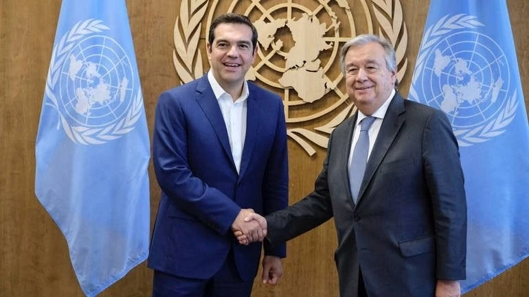 «Ονοματολογικό, μεταναστευτικό, κυπριακό» στο επίκεντρο της συνάντησης Τσίπρα – Γκουτιέρες